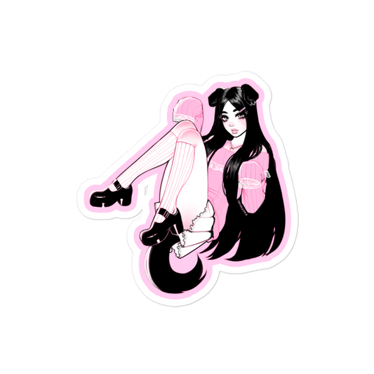 Puppy Fran vinyl sticker ♡