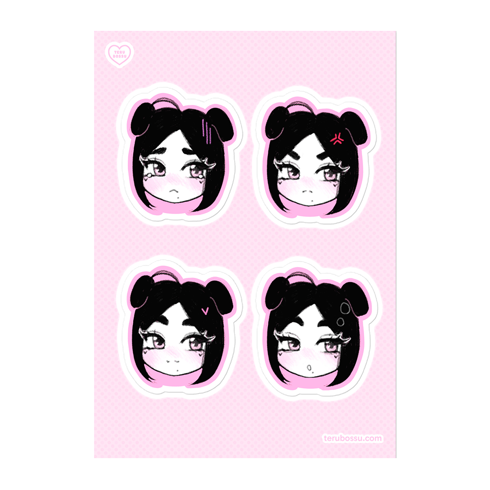 Fran's Moods sticker sheet ♡
