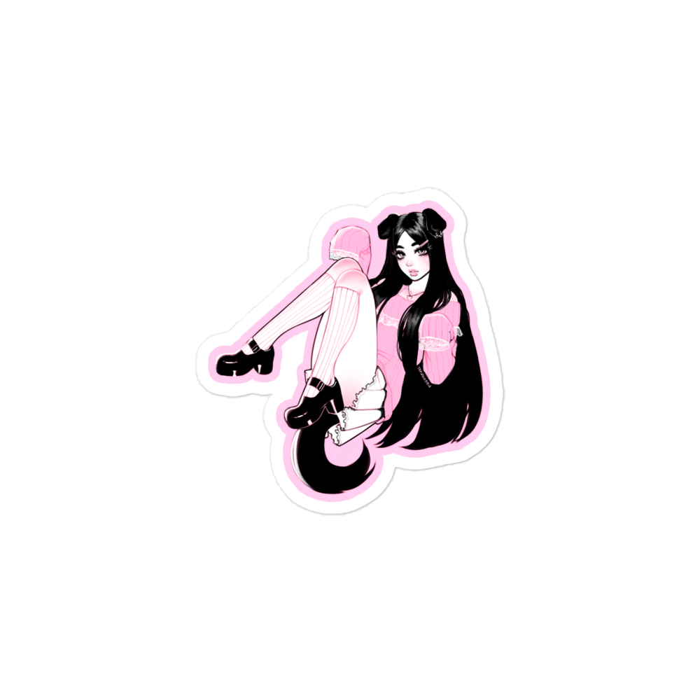 Puppy Fran vinyl sticker ♡