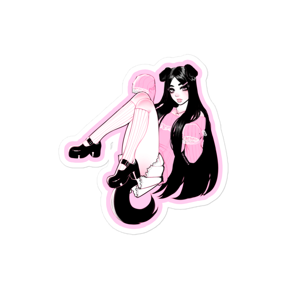 Puppy Fran vinyl sticker ♡