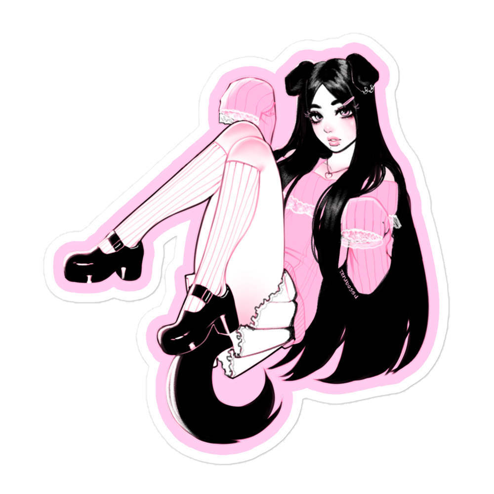 Puppy Fran vinyl sticker ♡